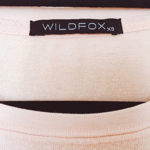 Wildfox Rosé Peach BBJ Sweater - Picture 5 of 6